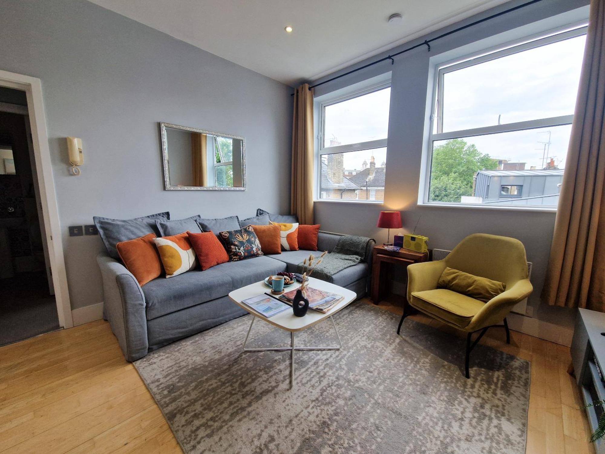 1-Bed Apartment, Close To Kensington Olympia With Free Wi-Fi & Netflix London Værelse billede